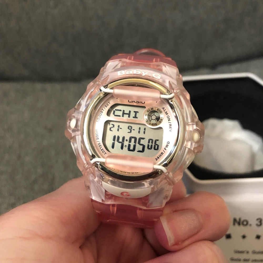 Casio Baby-G Pink Whale Digital Sports Watch